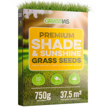 Grassias Shade & Sunshine Grass Seed – Premium Quality Lawn Seed for Shady Areas