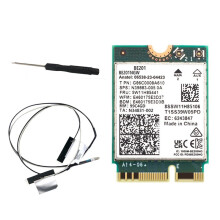 BE201 WIFI7 Card 8774Mbps Tri-Band BT5.4 WiFI 7 Wireless WIFI Card Module M.2 Cnvio3 for Win10/11 64-Bit with Antennas