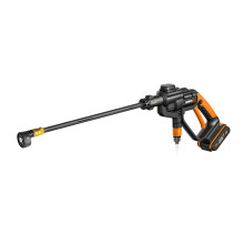 WORX Hydroshot WG620E Portable Power Washer - 20V-24 bar Cordless Pressure Cleaner with 5-in-1 Nozzle, Battery and Charger, Ideal for Car Washing, Pa
