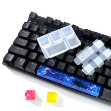 Capa de Teclado Mecânico DIY Molde de Silicone Cristal UV Moldes EpóXi Artesanato Feito à MãO Ferramentas, Barra de EspaçO MD3525