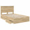 VidaXL vidaXL Bed Frame Sonoma Oak Engineer Wood 4