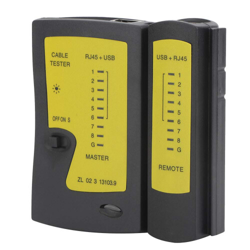 Network Cable Tester RJ45+USB Ethernet Telephone Multifunction Cable Test Tool  Finder Detector