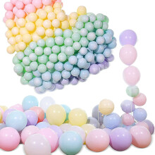 100 Piezas Globos Macaron, Globos de Colores Pastel, Globos de DecoracióN para Fiesta, CumpleañOs, Boda, Compromiso, Baby Shower
