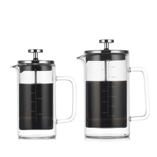 600ML Doppelwandige French Press 1