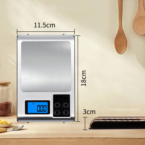 Bilancia Digitale ad Alta Precisione 500g 0.01g per Cucina, Alimenti e Gioielli 2