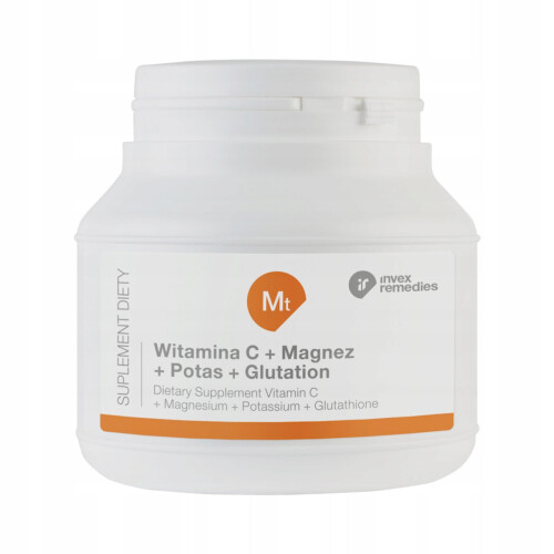 Invex Witamina C + Magnez + Potas + Glutation 150G 2