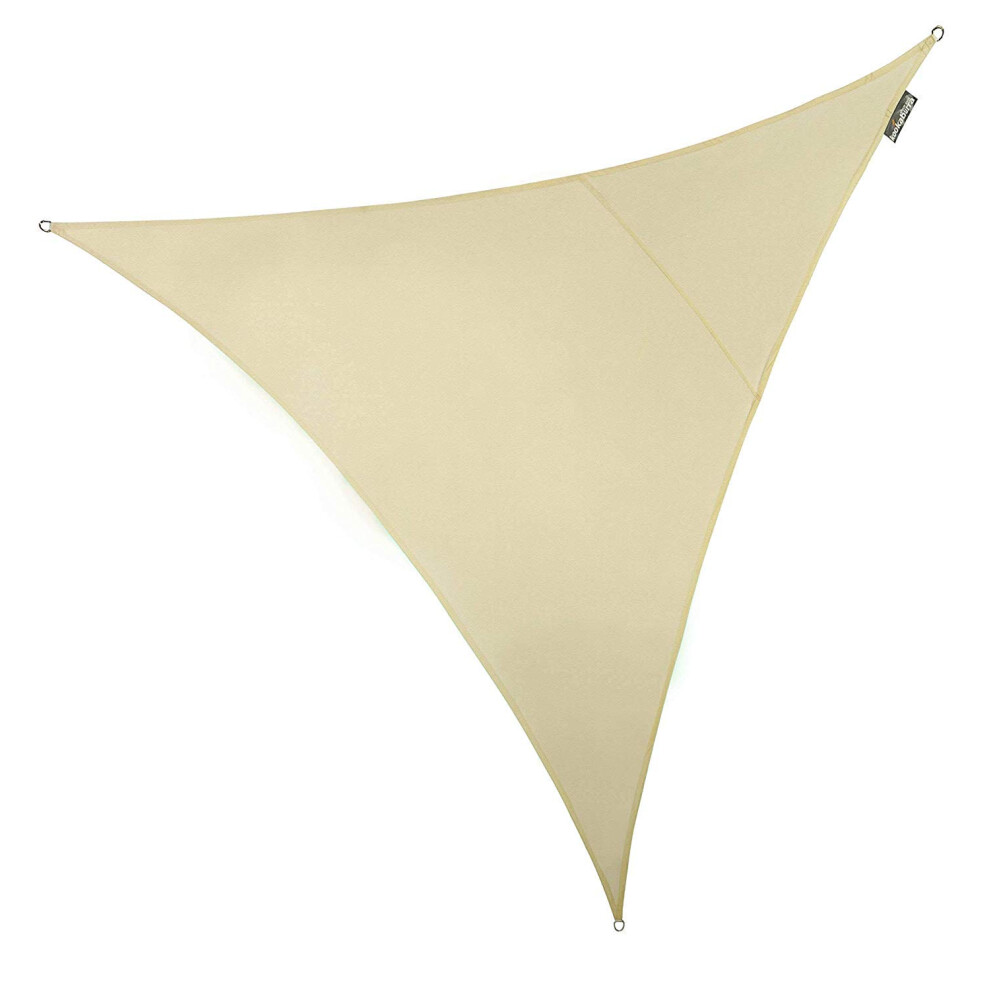 Kookaburra Waterproof Garden Sun Shade Sail Canopy In Ivory 98% Uv Block (2M Triangle)