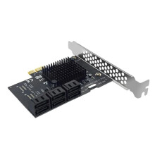 PCI-E auf 6-Port SATA3.0 Erweiterungskarte 6Gbps Desktop-Adapter für Solid-State- und Mechanische Festplatten