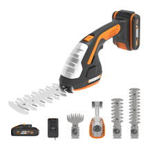 WORX WG801E.5 20V Cordless Shrub Shears, Hedge Trimmer, Grass Shear, and Weeder