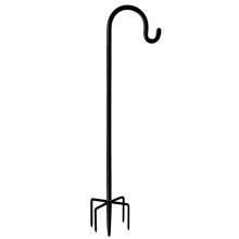 Gancio da Pastore per Esterni, Supporto per Asta per Mangiatoia per Uccelli, Pali da Giardino per Appendere Piante Solari, Decorazione di Nozze