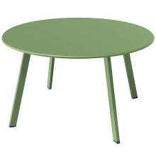 Grand patio Coffee Table Side Table Round End Table for Outdoor 70CM X 70 CM Lightweight Beside Table for Garden Terrace Living Room Office Outdoor