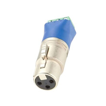 Adattatore XLR Maschio A 3 Pin per Terminale A Vite, Connettore Audio per Microfono con Terminale XLR Senza Saldatura per DMX512 PCM-06678