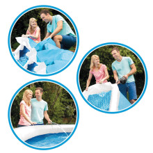 Intex Easy Set Swimming Pool 6ft x 20in / 183 x 51cm, Round Blue Starter Pool for Kids, Quick and Easy Set Up, 880L Water Capacity, Strong 3-Layer Si