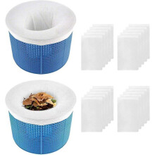 20 Pack Swimming Pool Skimmer Socks for Skimmer Baskets, Fine Mesh Filter Socks, Pool Pre Filter Socks for Leaf and Debris Catching