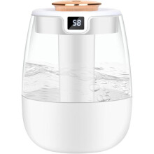 1.8L Air Humidifier with Smart Humidity Display, Ultra Quiet 20dB, 20H Runtime, LED Light, Auto Shut Off