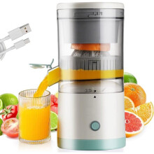 Presse-agrumes électrique, extracteur de jus d'orange et de citron portable avec batterie rechargeable USB
