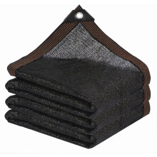Filet d'ombrage de jardin à œillets pour pergola, terrasse, plantes, serre, poulailler, noir, 3 x 4 m