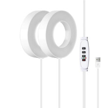LED-Wachstumslicht mit Vollem , Automatischer ein-/Aus-Timer, für die Decke Unter Dem Schrank, Halo-Pflanzenwachstumslampe, Gelbes und Weißes
