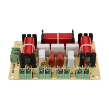 200 W 4-Wege-Crossover-Audio-Lautsprecher-Crossover, Dual-Bass + Mitteltöner + Hochtöner, Frequenzteiler, Professioneller KTV-Crossover