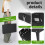 Outopee Portable Charcoal BBQ Grill, Foldable Barbecue Grill with Tool Hooks, St 4