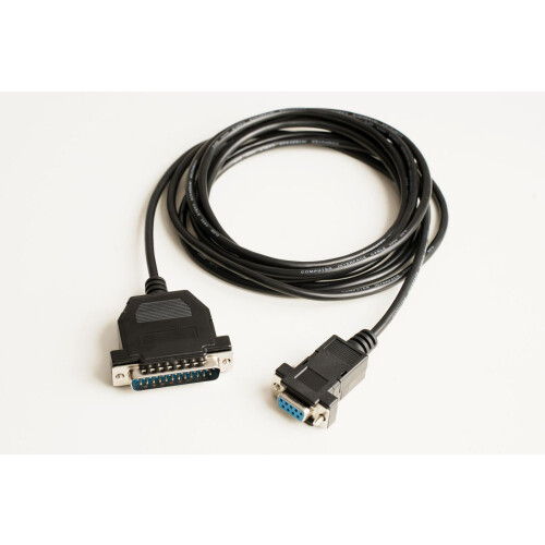 MicroConnect Serial Cable DB9-DB25 18M F/M black 1