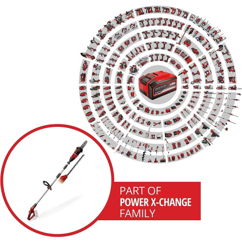 Einhell Einhell Cordless Multifunctional Garden Tool 18V Power X-Change, 2-in-1 Long Rea 1