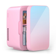 Pink 4L Mini Fridge Portable Table Top Cooler Warmer