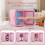 ELECWISH Pink 4L Mini Fridge Portable Table Top Cooler Warmer 6