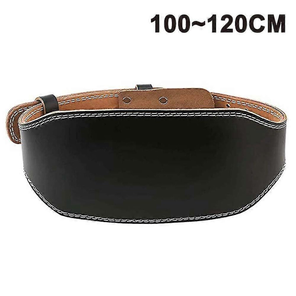 Leather Weight Lifting Belt, Adjustable Lower Back Support with Buckle, Stabilising Lumbar Support for Weightlifting, for Adults Multiple Sizes