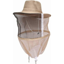 Chapeau d'apiculture avec voile, protection anti-insectes pour apiculture pêche randonnée camping