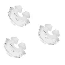 Compatibel met ResMed P10 CPAP neuskussentjes, 3 stuks, middelgroot, ultrazacht siliconen voor slaapapneu-therapie.