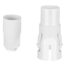 Zestaw 2 adapterów AirMini, kompatybilnych z aparatem CPAP ResMed AirMini, do węży o średnicy 15 mm i 22 mm, biały plastik