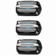 3er-Pack Ersatzscherköpfe, kompatibel mit Braun Series 3 Rasierern 3040s, 3080s, 370cc, 3070cc, 3000s, 3010 und 3090cc
