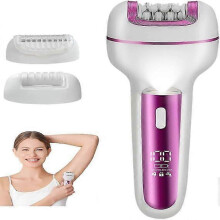 Compatibel met de Epiluxe Osmo Original elektrische epilator voor vrouwen met 3-in-1 meskop en LED-lampje.