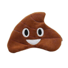 Schlaf Schlafmaske mit Kacke Emoji Motiv,0,7oz ultraleicht, lichtdicht, weich, für Reise Büro Heim Ruhe,19x13cm, Polyester