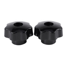 2 StüCke M10 Innengewindemuttern 50Mm Kunststoff Sternkopf Klemmknopf Grip