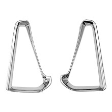 Cadre de Protection de Voiture pour Noah/Voxy SéRie 80 Antibrouillard ArrièRe Modifié Cadre Lumineux DéCoratif Argent