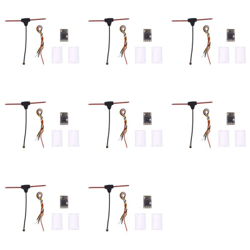 8X ELRS 2.4GHz  ExpressLRS Receiver Long Range Control High-Performance Low Latency Compatible with RC Drone Modules