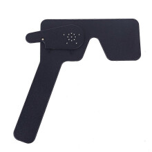 Pinhole Occluder Monocular Eye Occluder, ABS Material for Vision Eye Examinations, Single Ended, White Black Optional
