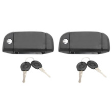 2X for TRANSPORTER T4 1990-2003 Outer Rear Tailgate Wing Door Handle 701827561 701827561A