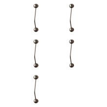 5X Poignées de Meubles Design, Poignées de Tiroir Françaises Haut de Gamme avec Poignées de Commode Rondes