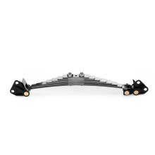 2 Par de Ballestas de Acero con Suspensión Delantera para 1/14 Tractor Trailer Truck RC Car Upgrade Parts,B