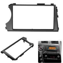3X 2Din Autofascia voor SSANG YONG Actyon LHD Stereofasciapaneel Dashboardmontage-Installatie Auto-Dvd-Framekit in Het Dashboard