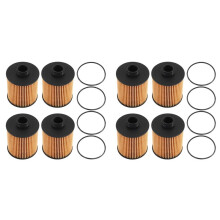 8 STÜCKE Autoölfilter für 3008 408 308 308S 508 4008 5008 für C4 C5 1.6T 2013-2014 1612565980 9807989080