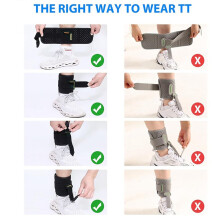 2X Regulowany Stabilizator Stopy na Stopę Typu , Unisex, Pasuje do Prawej/Lewej Stopy, Orteza na Kostkę