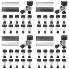 40Packs LED Solar Lamp Waterproof Pool Lights Outdoor Swimming Pool Fence Garden Decoration Lamp for Yard