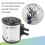 Pneumatic Pulsator for Milking Machine 50-180 PPM Adjustable Speed Compatible with Interpuls 4