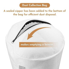 5X 30 Dust Collector Bag with Clamp, 4Inch Universal Vacuum Filter Bag - for DW735, DW734, Grizzly, Delta, Shop