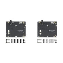 2X X825 V2.0 Opslag Uitbreidingskaart voor Raspberry Pi 4B X825 NAS 2.5-Inch Harde Schijf SSD Drive Uitbreidingskaart