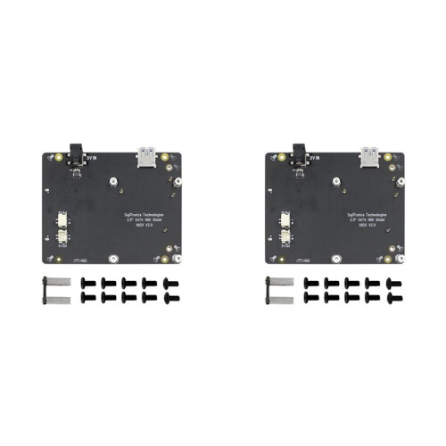 2X Placa de Expansão de Armazenamento X825 V2.0 para Raspberry Pi 4B X825 Nas 2,5 Polegadas  Disco Rígido Ssd Placa de Expansão